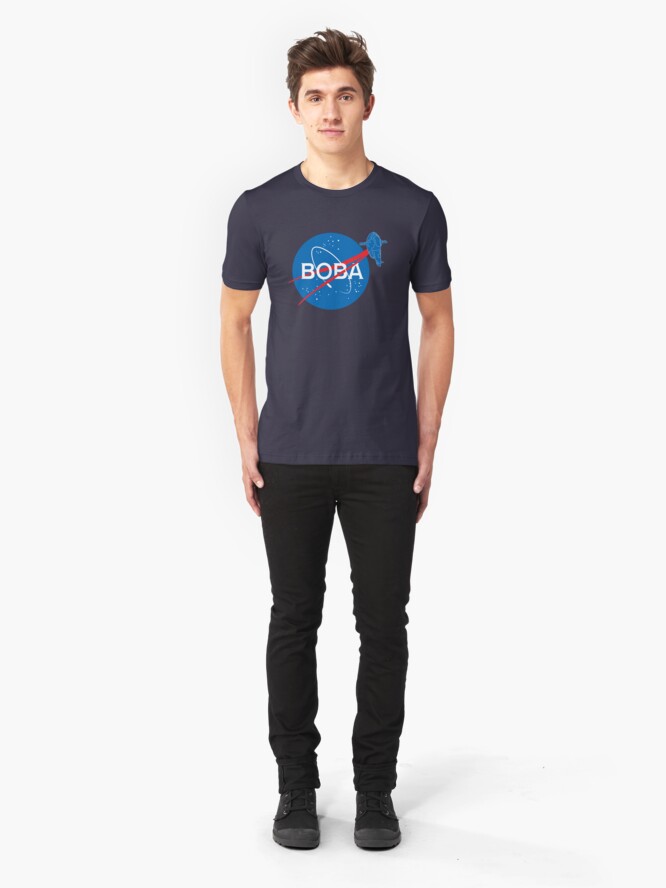 Alternate view of BOBA NASA Slim Fit T-Shirt