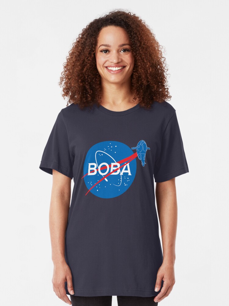 Alternate view of BOBA NASA Slim Fit T-Shirt