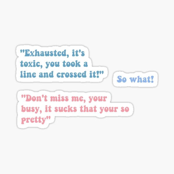 So what! Jxden sticker pack Sticker