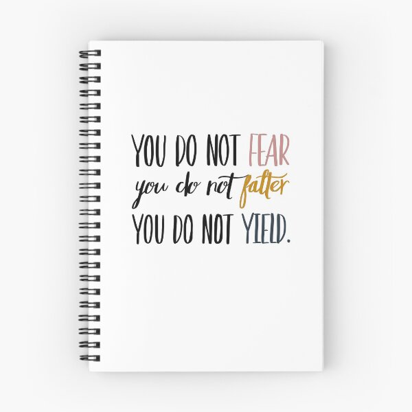 Item preview, You Do Not Fear You Do Not Falter You Do Not Yield designed and sold by FabledInk.