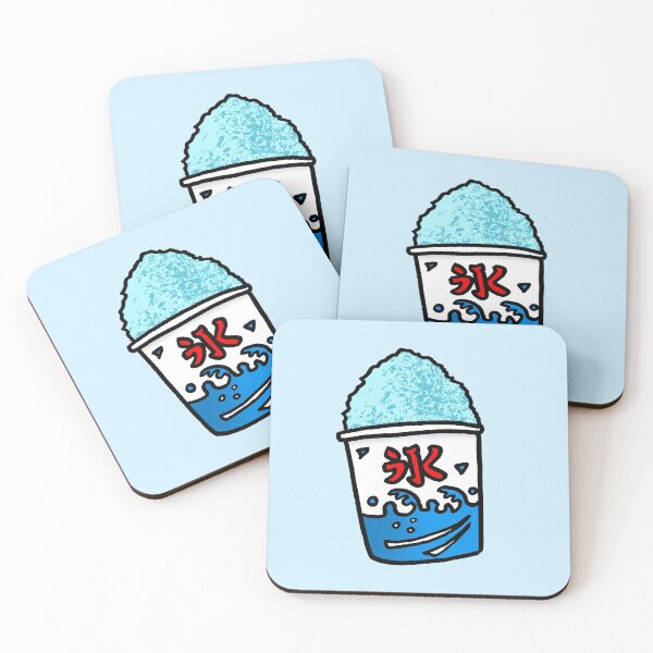 Item preview, Summer Japanese Shaved Ice - Blue Kakigori designed and sold by yazonlin.