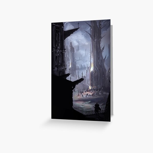 Gothic Towers Greeting Card
