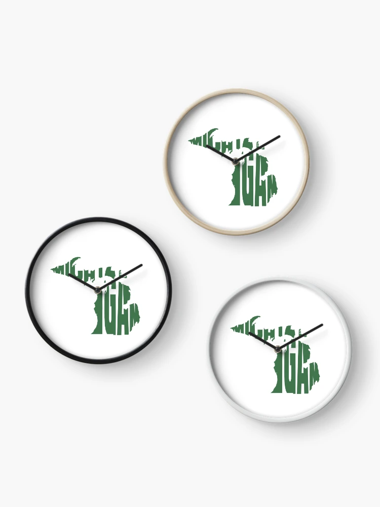 Thumbnail 3 of 4, Clock, Michigan designed and sold by Robs Designs.