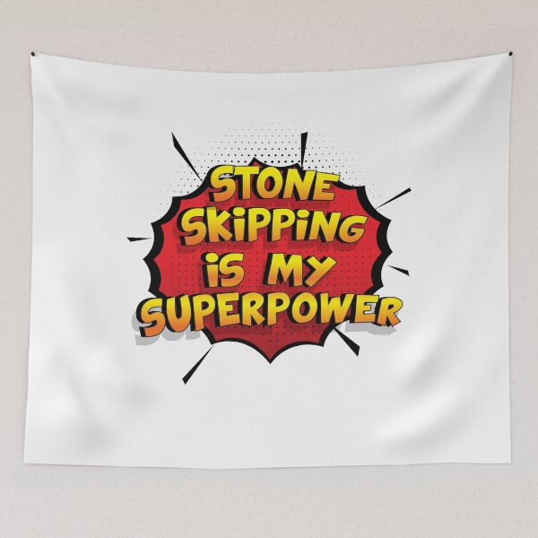 Item preview, Stone Skipping is my Superpower Funny Design Stone Skipping Gift designed and sold by Custom365.