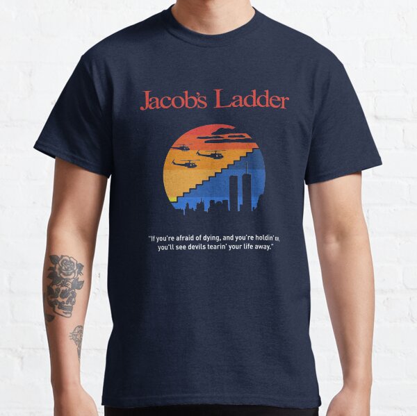 Artikel-Vorschau von Jakobsleiter von Adrian Lyne mit Tim Robbins, 1990, designt und verkauft von cinemadnesshirt.