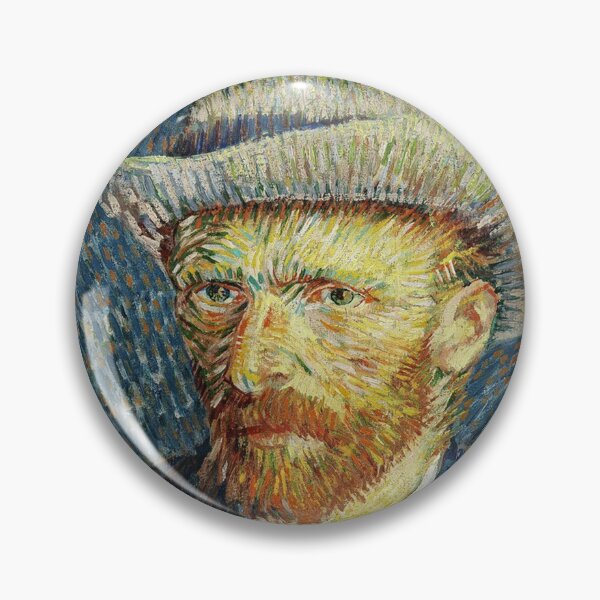 Item preview, Vincent Van Gogh - Self Portrait with Hat designed and sold by emilypigou.