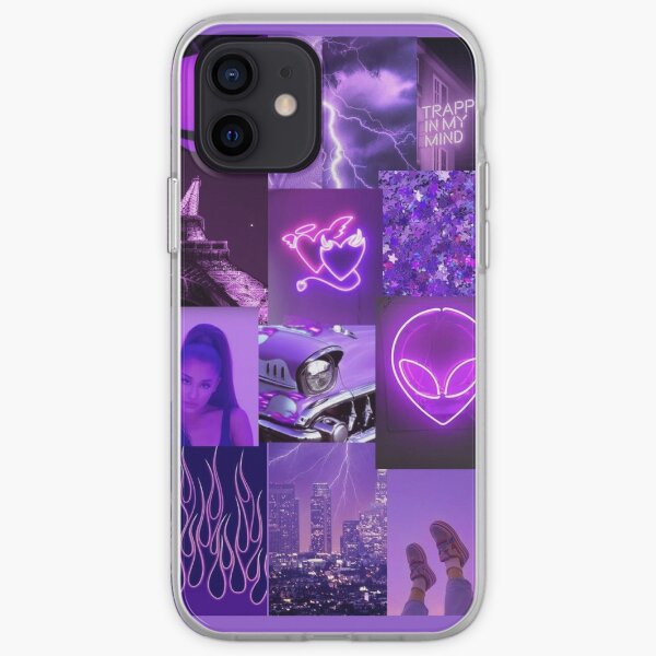Purple Aesthetic Collage Iphone Case Cover By Katethompsonn Redbubble