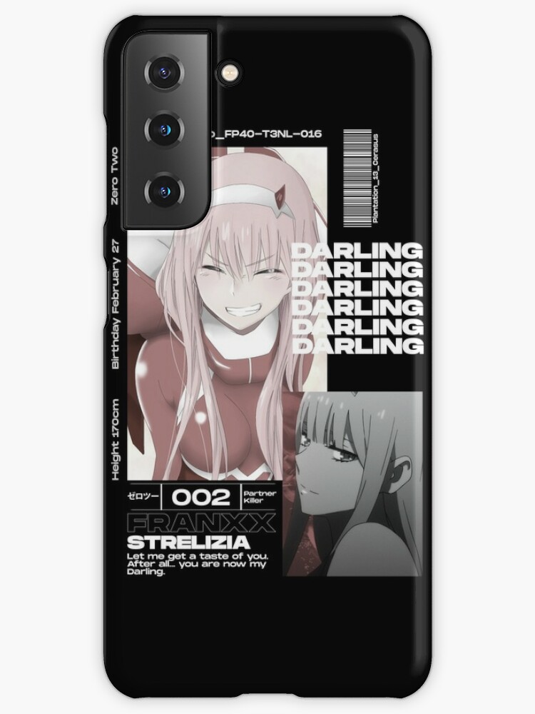 Zero Two 02 Darling In The Franxx Aesthetic Anime Design Case Skin For Samsung Galaxy By Weeb Aesthetic Redbubble