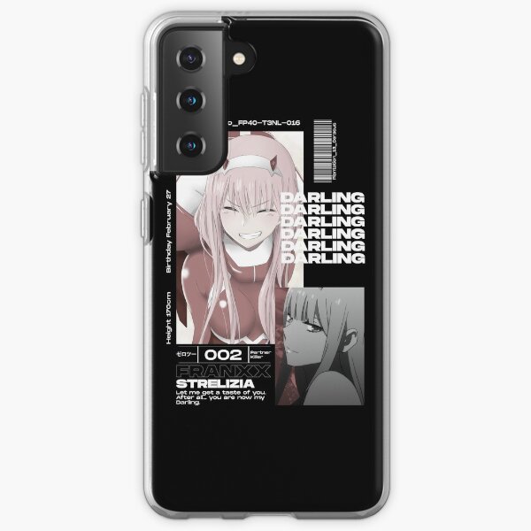 Zero Two 02 Darling dans la conception d'anime esthétique Franxx Coque souple Samsung Galaxy
