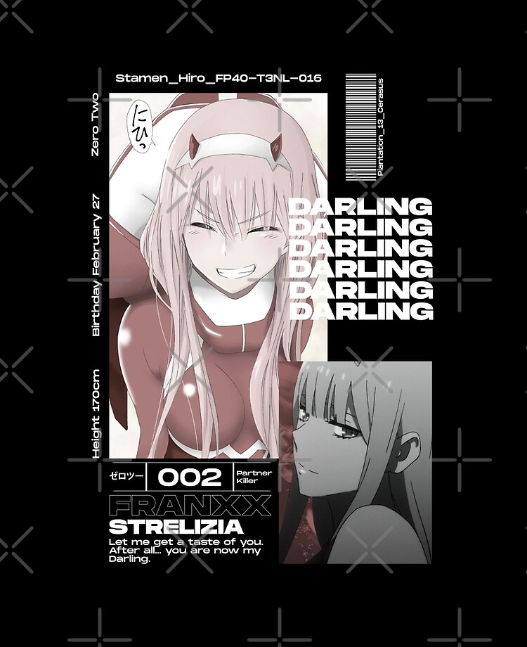 Zero Two 02 Darling In The Franxx Aesthetic Anime Design Ipad Case Skin By Weeb Aesthetic Redbubble