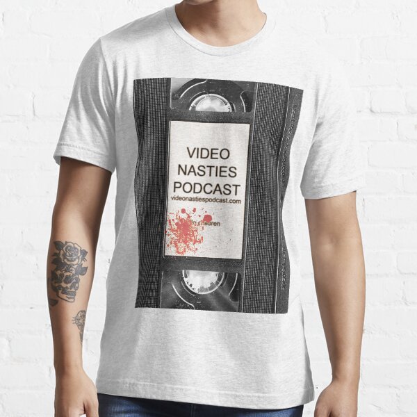 Video Nasties Podcast VHS Label Essential T-Shirt