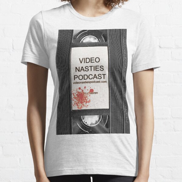 Video Nasties Podcast VHS Label Essential T-Shirt