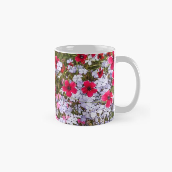 Wild flowers in red and lilac Classic Mug