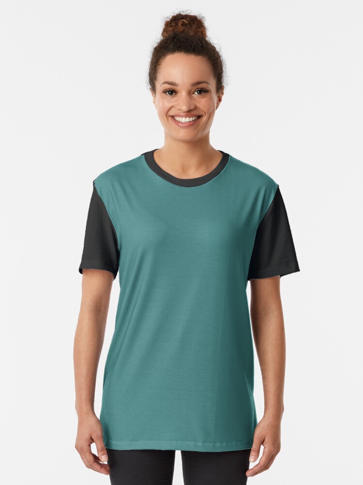 aqua green top