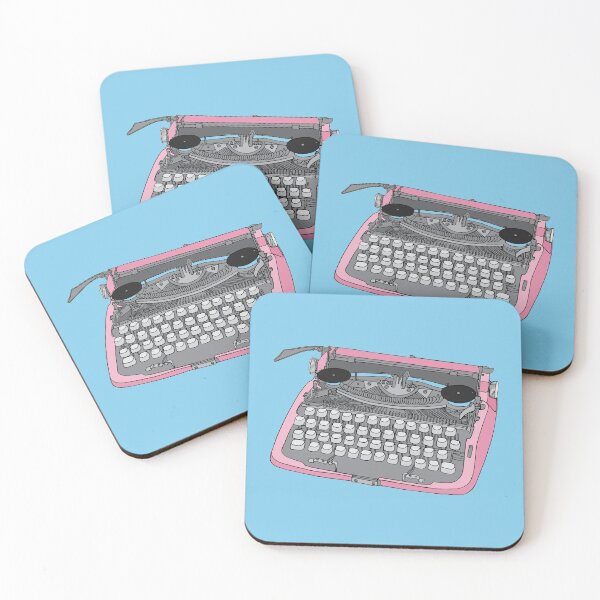 Item preview, Vintage Pink Typewriter designed and sold by murialbezanson.