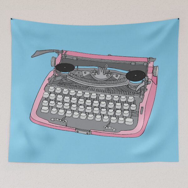 Item preview, Vintage Pink Typewriter designed and sold by murialbezanson.