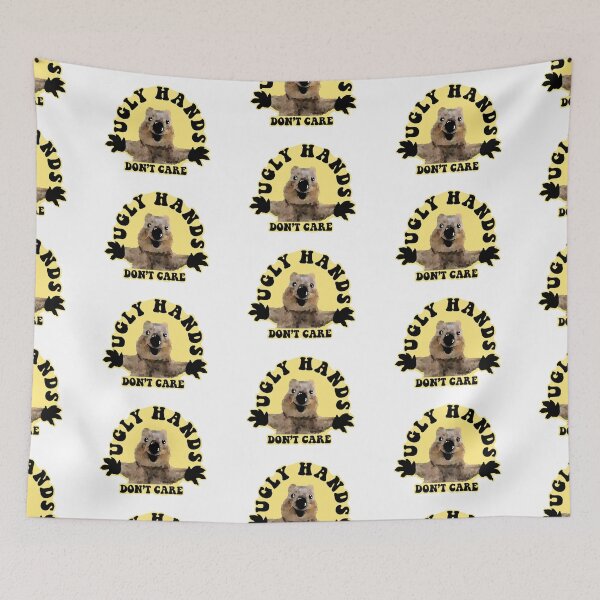 Item preview, Ugly hands quokka designed and sold by Rocky Designs.