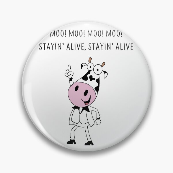 Item preview, Moo! Moo! Stayin' Alive designed and sold by mariatorg.
