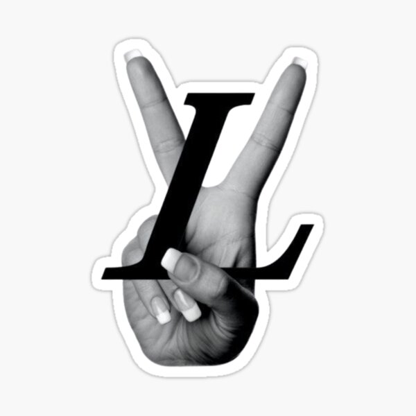 LV Designer Brand logo Sticker