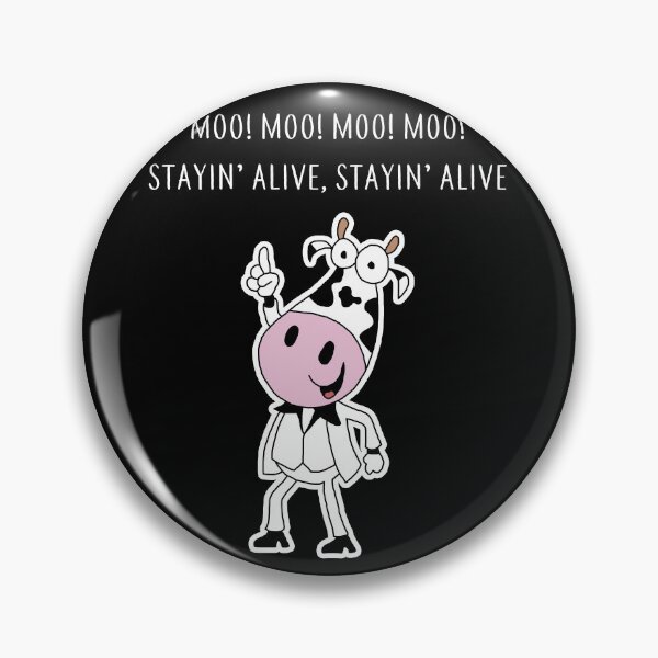 Item preview, Moo! Moo! Stayin' Alive designed and sold by mariatorg.