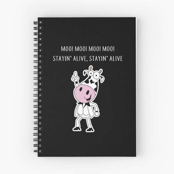 Item preview, Moo! Moo! Stayin' Alive designed and sold by mariatorg.
