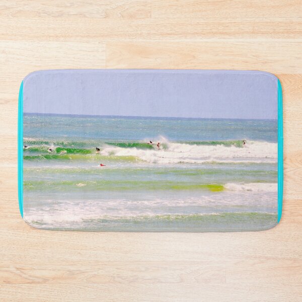 Item preview,  Surfing Green Waves - Rainbow Bay Gold Coast QLD Australia designed and sold by SaltySurfgirl.