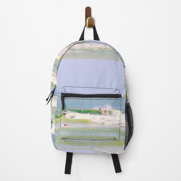 Item preview, Surfing Green Waves - Rainbow Bay Gold Coast QLD Australia designed and sold by SaltySurfgirl.