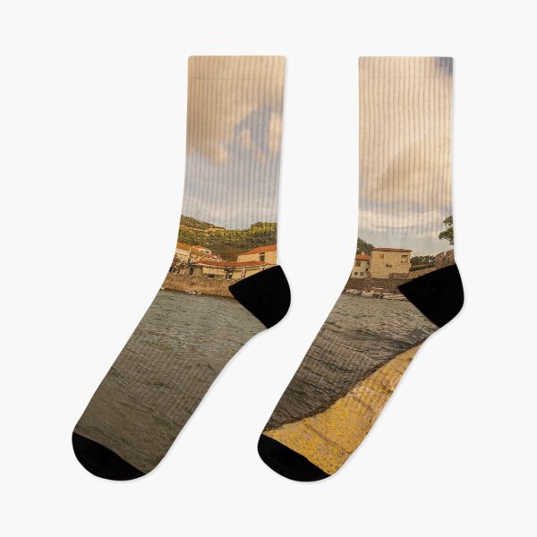 Item preview, sailboat at Nafpaktos Fortress designed and sold by KensLensDesigns.