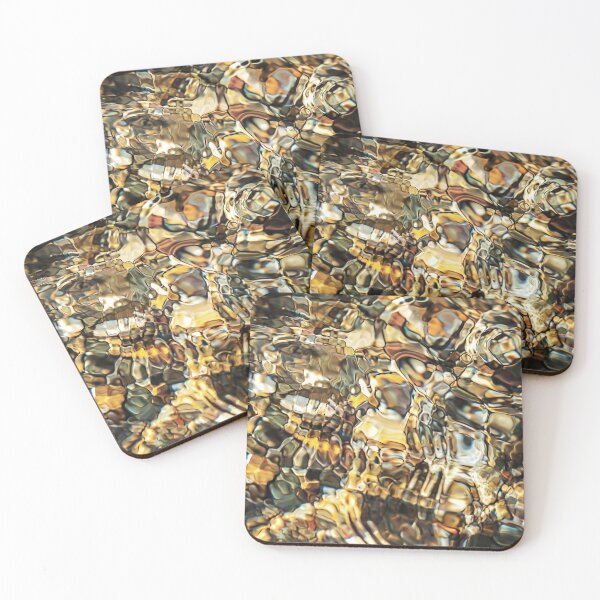 Item preview, Background texture for relaxation. Stones at the bottom of a reservoir in sunlight. Amazing creations of nature. designed and sold by Alexander Sorokopud.