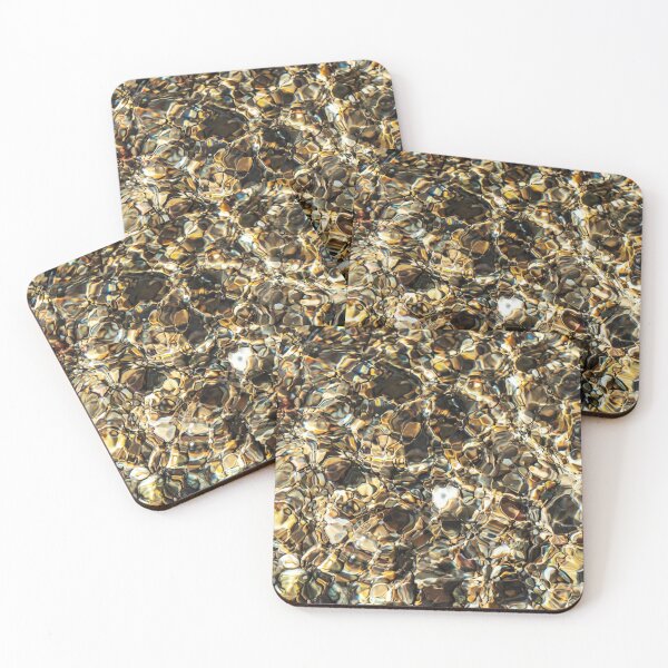 Item preview, Background texture for relaxation. Stones at the bottom of a reservoir in sunlight. Amazing creations of nature. designed and sold by Alexander Sorokopud.