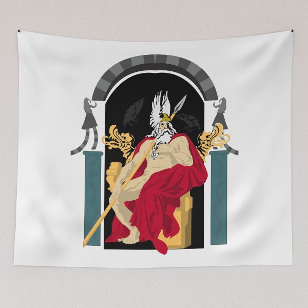 Item preview, Odin on Throne designed and sold by zuen.