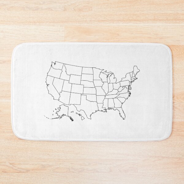 Item preview, United States map outline  designed and sold by Ella's  Doodles And Designs.