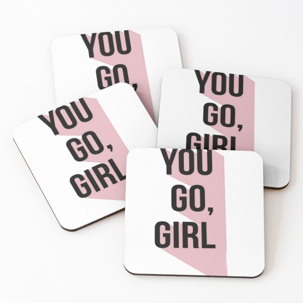 Item preview, "You go girl" pink aesthetic designed and sold by Iamstar.