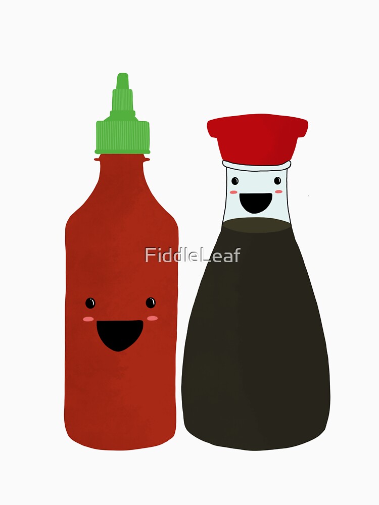 "Sriracha and Soy Sauce" Tshirt for Sale by FiddleLeaf Redbubble