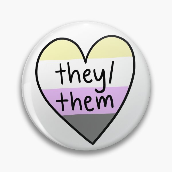 Item preview, They/Them Pronouns designed and sold by annabelnied.