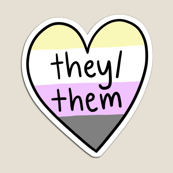 Item preview, They/Them Pronouns designed and sold by annabelnied.