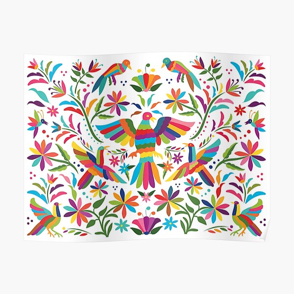 Mexican Otomí Design by Akbaly Póster