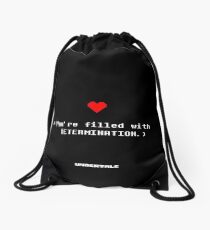Mochila de cuerdas UNDERTALE · BOLSO: lleno de determinación