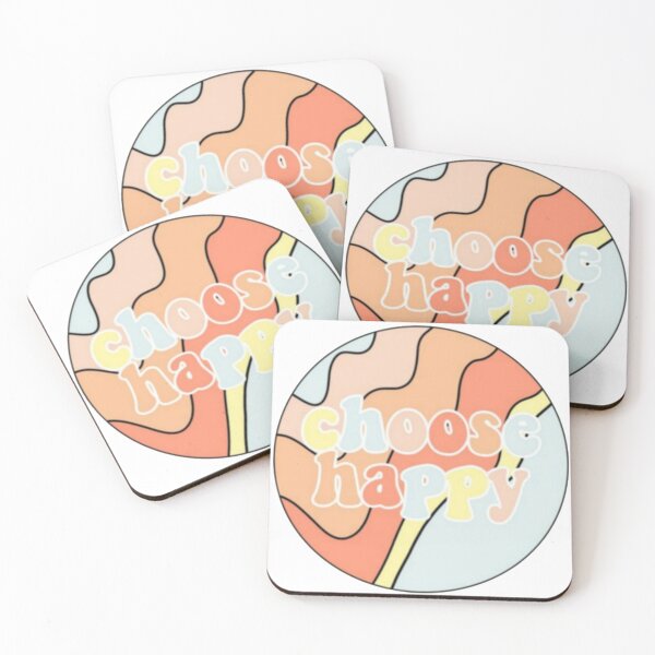 Item preview, "Choose happy" aesthetic colorful designed and sold by Iamstar.