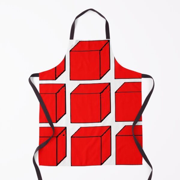 Item preview, Red Cube Pattern designed and sold by GrudleBay.