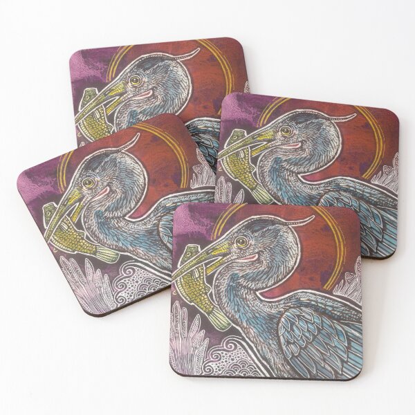 Item preview, Great Blue Heron at Dusk designed and sold by Lynnette Shelley.