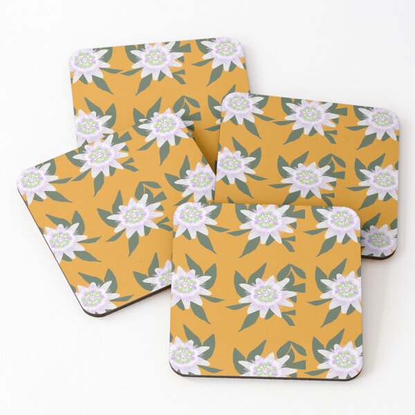 Item preview, Simple Passion Flower Pattern designed and sold by FlorHulluu.