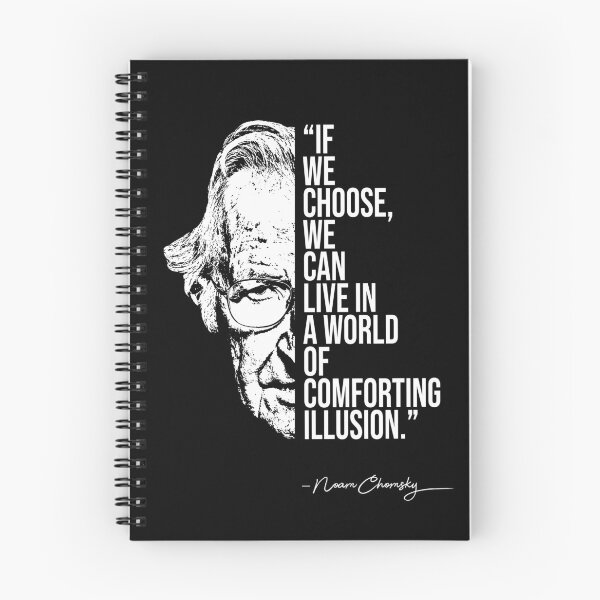 Item preview, Noam Chomsky quote, quotes designed and sold by madkitten.