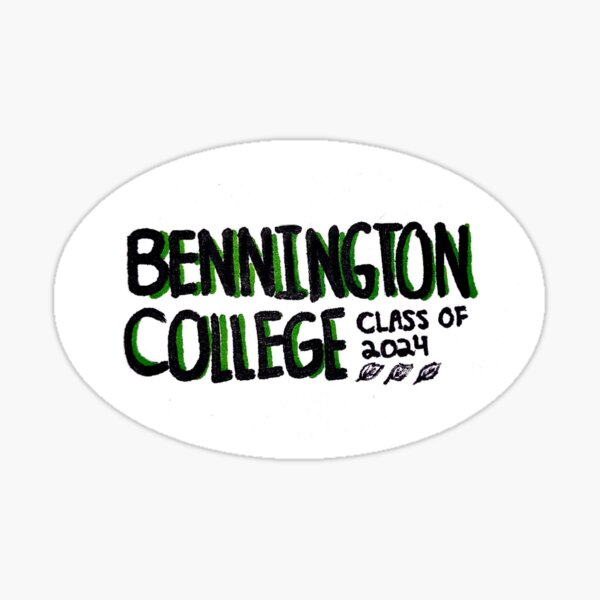 Bennington College Class Of 2024 Sticker For Sale By Mayajosielis   St,small,507x507 Pad,600x600,f8f8f8 