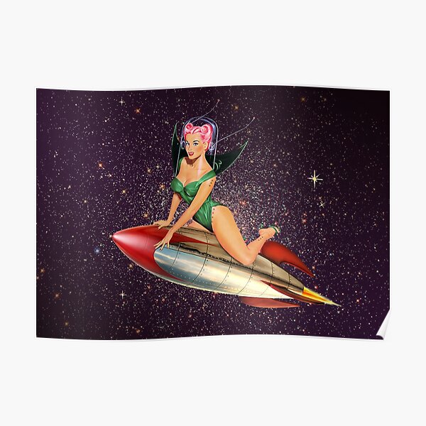 Space Pin-up Poster