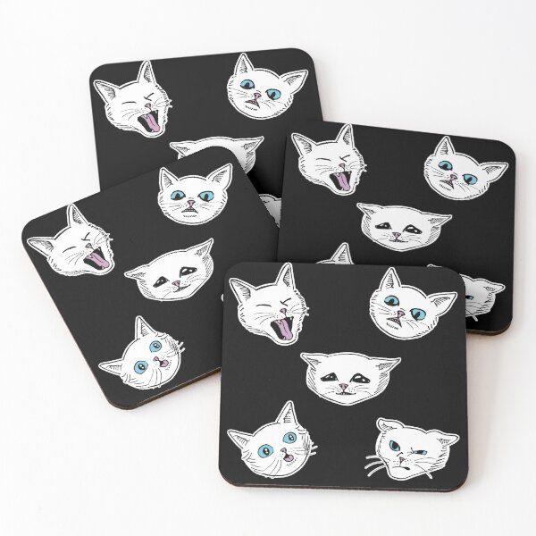 Item preview, father i crave violence - Funny Cat Faces designed and sold by silentsketching.