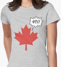 Funny Canadian eh T-Shirt Women's Fitted T-Shirt