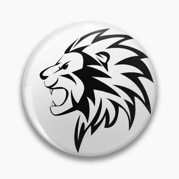 Item preview, Black and white graphic, Lion Roar, Lioness Roar  designed and sold by Bashar-Design.