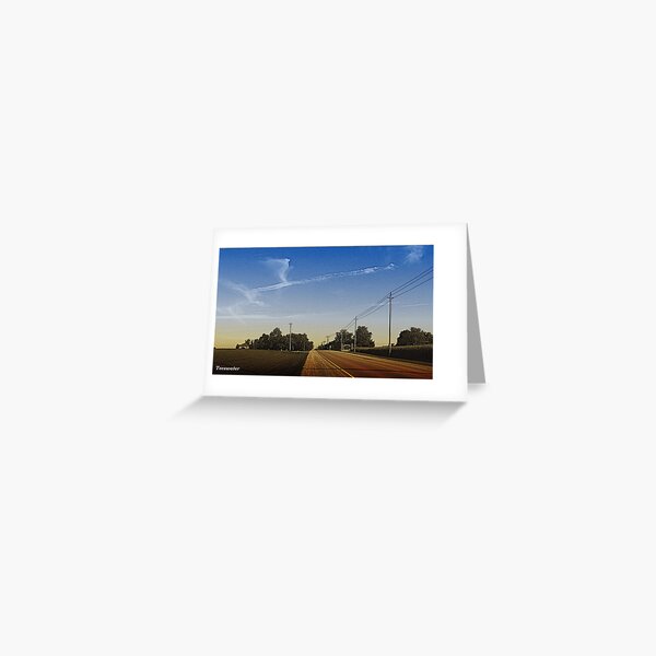 Between Field and Sky Greeting Card