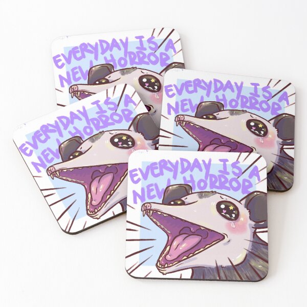 Item preview, Every day is a new horror possum designed and sold by Camila Guzman Rojas.
